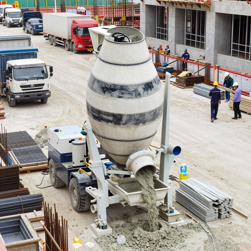 工程设备租赁新趋势：选对混凝土搅拌机，掌握容量差异化关键(图1)