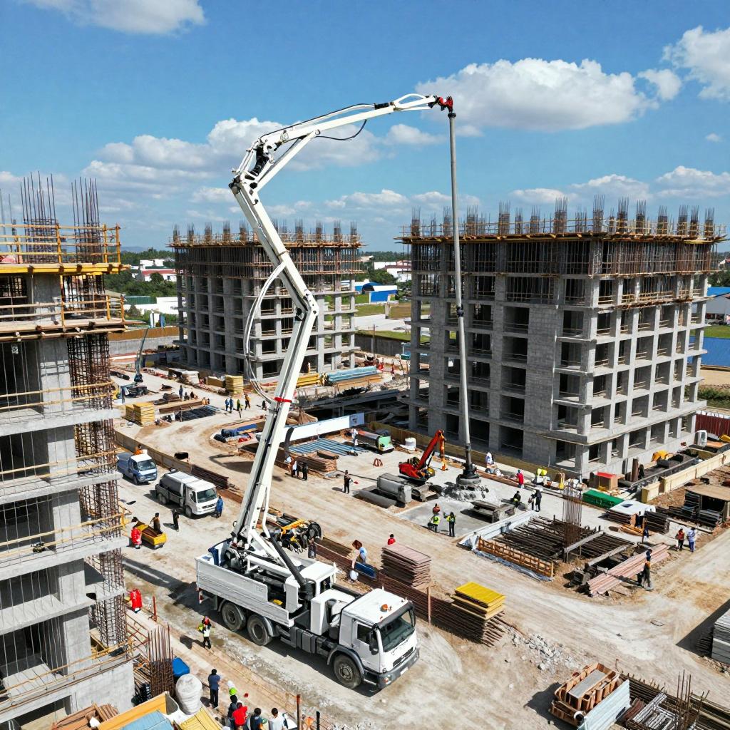 Trailer Pump Rental 拖泵租赁 工程砼工设备租赁 扬程差异化 Trailer Pump Rental 拖泵租赁 工程砼工设备租赁 扬程差异化(图2)