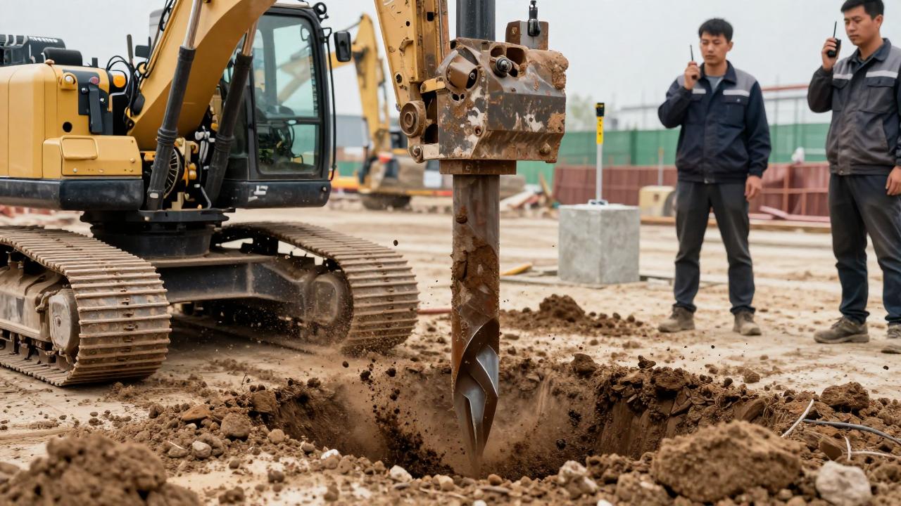 2026年必懂：Earth Auger租赁与工程桩基设备差异全攻略(图1)