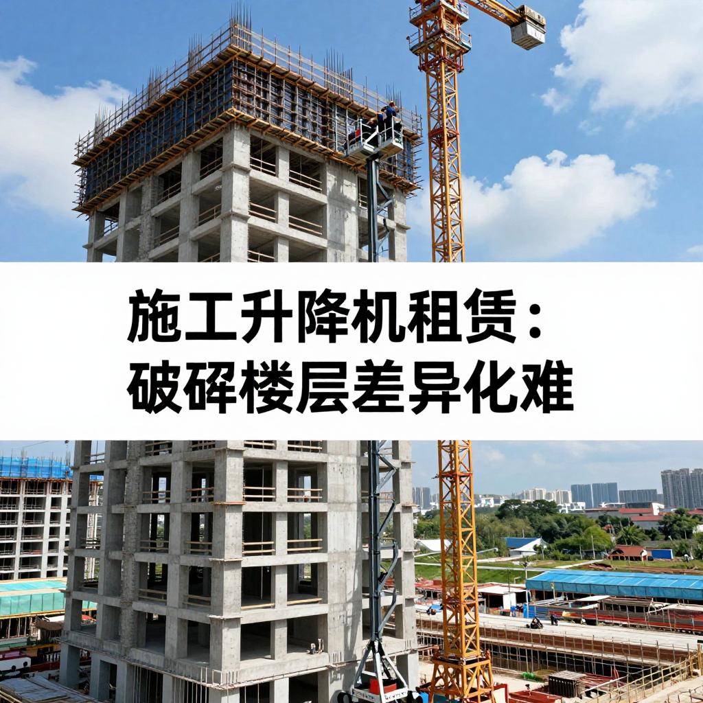 施工升降机租赁：破解楼层差异化难题的黄金钥匙(图1)