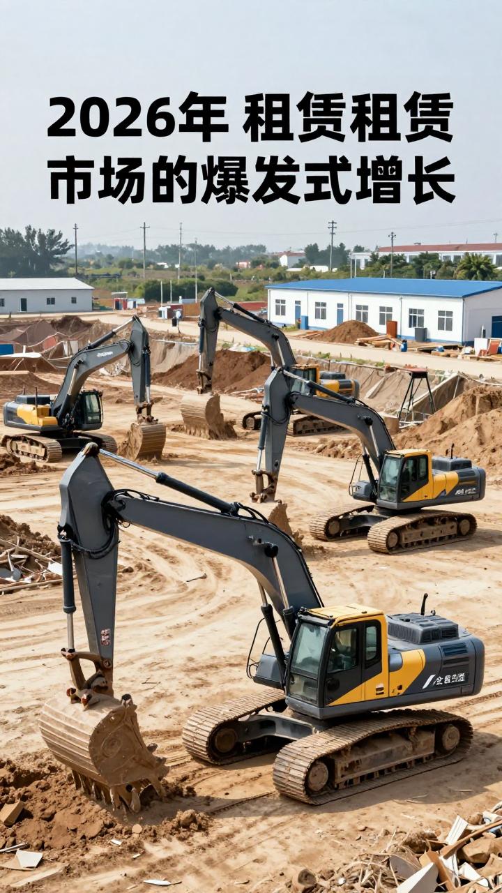 2026年挖掘机租赁爆发式增长，开启工程