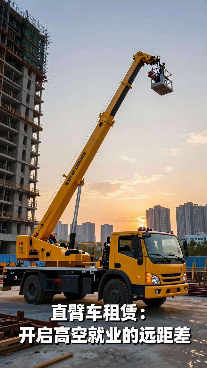 直臂车租赁：开启高空作业的远距差异化时代 - 天诚一站式工程设备租赁
