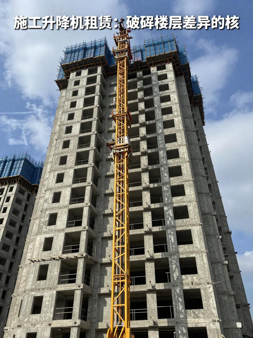 施工升降机租赁：破解楼层差异的核心秘密 - 天诚一站式工程设备租赁