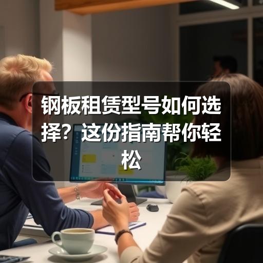钢板租赁型号如何选择？这份指南帮你轻松决策(图3)
