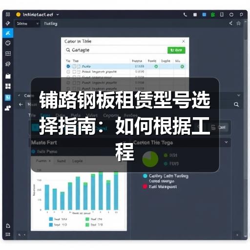 铺路钢板租赁型号选择指南：如何根据工程需求匹配最佳钢板 - 玄熵一站式工程设备租赁