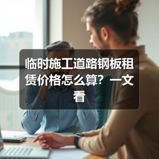 临时施工道路钢板租赁价格怎么算？一文看懂影响因素与市场行情 - 玄熵一站式工程设备租赁