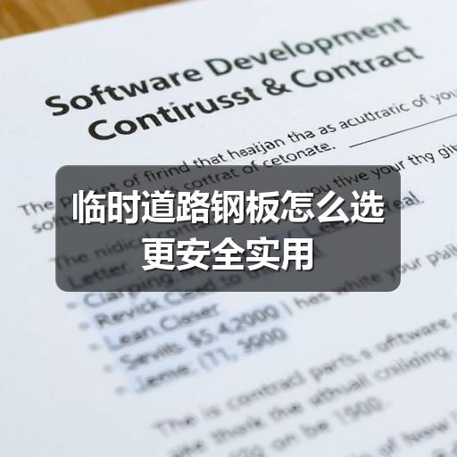 临时道路钢板怎么选更安全实用