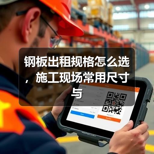 钢板出租规格怎么选,施工现场常用尺寸与承载要点(图2) 钢板出租规格怎么选,施工现场常用尺寸与承载要点(图2)