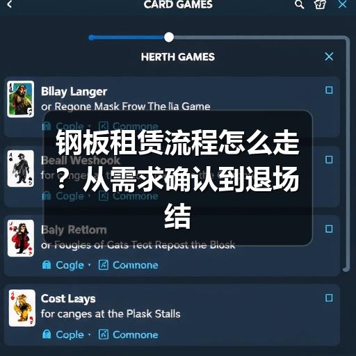 钢板租赁流程怎么走?从需求确认到退场结算的实用指南(图3) 钢板租赁流程怎么走?从需求确认到退场结算的实用指南(图3)
