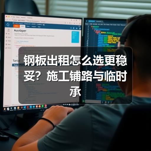 钢板出租怎么选更稳妥？施工铺路与临时承载的实用指南 - 玄熵一站式工程设备租赁