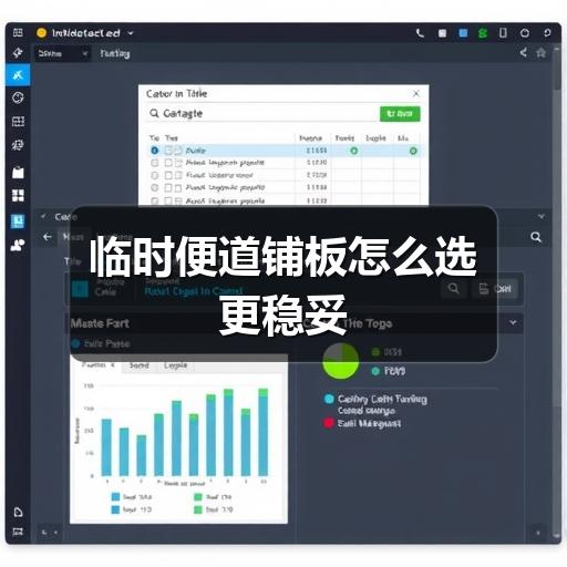 临时便道铺板怎么选更稳妥