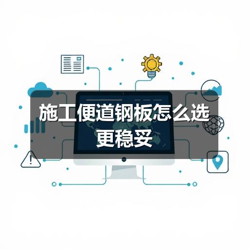 施工便道钢板怎么选更稳妥