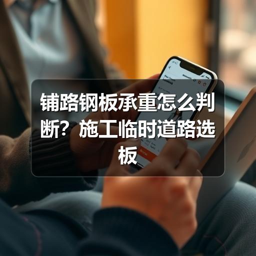 铺路钢板承重怎么判断？施工临时道路选板要点(图3)