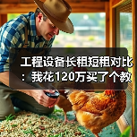 工程设备长租短租对比：我花120万买了个教训，才搞明白这件事(图3)