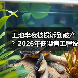 工地半夜被投诉到破产？2026年低噪音工程设备租赁新规全解读(图1)