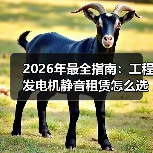 2026年最全指南：工程发电机静音租赁怎么选不踩坑？ - 天诚一站式工程设备租赁