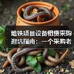 地铁项目设备租赁采购避坑指南：一个采购老兵的3条血泪教训(图4)