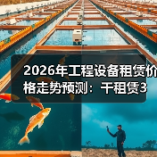 2026年工程设备租赁价格走势预测:干租赁3年亏了40万换来的教训(图2) 2026年工程设备租赁价格走势预测:干租赁3年亏了40万换来的教训(图2)