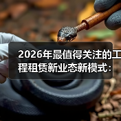 2026年最值得关注的工程租赁新业态新模式：一个包工头的心酸 - 天诚一站式工程设备租赁