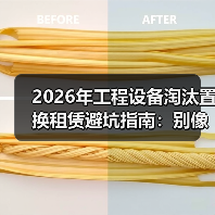 2026年工程设备淘汰置换租赁避坑指南：别像我一样亏了30万(图2)