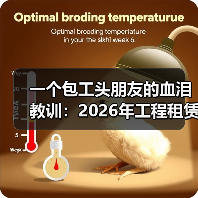 一个包工头朋友的血泪教训：2026年工程租赁行业未来前瞻(图4)