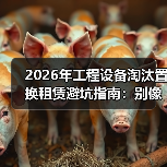 2026年工程设备淘汰置换租赁避坑指南：别像我一样亏了30万(图4)