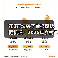 花3万块买了台报废挖掘机后：2026年乡村基建设备租赁行情实 - 天诚一站式工程设备租赁