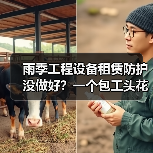 雨季工程设备租赁防护没做好?一个包工头花8万买的教训(图2) 雨季工程设备租赁防护没做好?一个包工头花8万买的教训(图2)