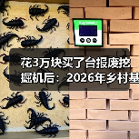 花3万块买了台报废挖掘机后:2026年乡村基建设备租赁行情实录(图2) 花3万块买了台报废挖掘机后:2026年乡村基建设备租赁行情实录(图2)