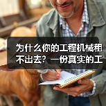 为什么你的工程机械租不出去？一份真实的工程租赁投资回报分析 - 天诚一站式工程设备租赁