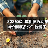 2026年吊车租赁近期市场价到底多少?我跑了5个城市问了个遍(图4) 2026年吊车租赁近期市场价到底多少?我跑了5个城市问了个遍(图4)
