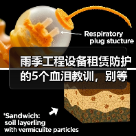 雨季工程设备租赁防护的5个血泪教训,别等机器报废才后悔(图4) 雨季工程设备租赁防护的5个血泪教训,别等机器报废才后悔(图4)