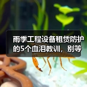雨季工程设备租赁防护的5个血泪教训,别等机器报废才后悔(图3) 雨季工程设备租赁防护的5个血泪教训,别等机器报废才后悔(图3)