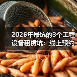 2026年最坑的3个工程设备租赁坑:线上预约工程设备租赁怎么选才不踩雷?(图4) 2026年最坑的3个工程设备租赁坑:线上预约工程设备租赁怎么选才不踩雷?(图4)