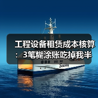 工程设备租赁成本核算:3笔糊涂账吃掉我半年利润(图3) 工程设备租赁成本核算:3笔糊涂账吃掉我半年利润(图3)