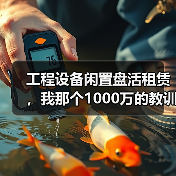 工程设备闲置盘活租赁，我那个1000万的教训 - 天诚一站式工程设备租赁