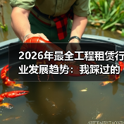 2026年最全工程租赁行业发展趋势:我踩过的坑和看到的机会(图2) 2026年最全工程租赁行业发展趋势:我踩过的坑和看到的机会(图2)