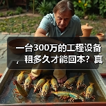 一台300万的工程设备,租多久才能回本?真实投资回报分析(图3) 一台300万的工程设备,租多久才能回本?真实投资回报分析(图2)