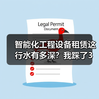 智能化工程设备租赁这行水有多深？我踩了3次坑才明白 - 天诚一站式工程设备租赁