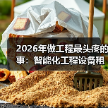 2026年做工程最头疼的事：智能化工程设