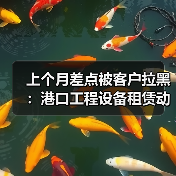 上个月差点被客户拉黑:港口工程设备租赁动态的水有多深?(图3) 上个月差点被客户拉黑:港口工程设备租赁动态的水有多深?(图3)
