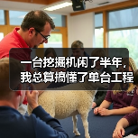 一台挖掘机闲了半年，我总算搞懂了单台工程