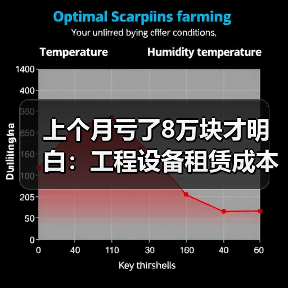 上个月亏了8万块才明白：工程设备租赁成本核算不能只盯着租金 - 天诚一站式工程设备租赁