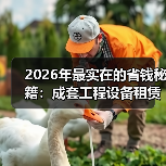 2026年最实在的省钱秘籍:成套工程设备租赁打包(图2) 2026年最实在的省钱秘籍:成套工程设备租赁打包(图2)