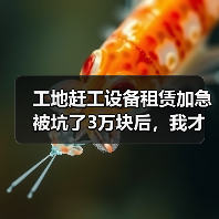 工地赶工设备租赁加急被坑了3万块后，我才知道这些门道(图2)