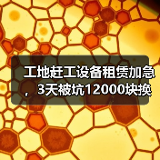 工地赶工设备租赁加急,3天被坑12000块换来的教训(图4) 工地赶工设备租赁加急,3天被坑12000块换来的教训(图4)