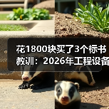 花1800块买了3个标书教训:2026年工程设备租赁招投标动态(图2) 花1800块买了3个标书教训:2026年工程设备租赁招投标动态(图2)