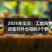 2026年实测:工地闲置设备对外出租的3个野路子,少亏几十万(图2) 2026年实测:工地闲置设备对外出租的3个野路子,少亏几十万(图2)