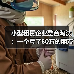 小型租赁企业整合淘汰:一个亏了80万的朋友让我想明白的事(图3) 小型租赁企业整合淘汰:一个亏了80万的朋友让我想明白的事(图3)