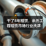干了8年租赁，亲历工程租赁市场行业洗牌：从500台设备到50台的血泪史(图4)